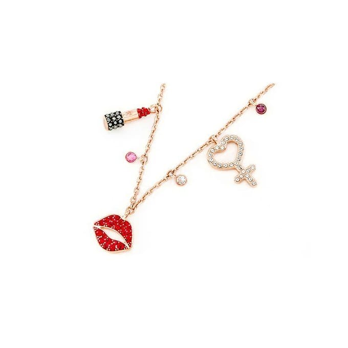 Swarovski Mine Collier Collier à Lipstick Femme Rouge 5409471 Box (Random Color) beige