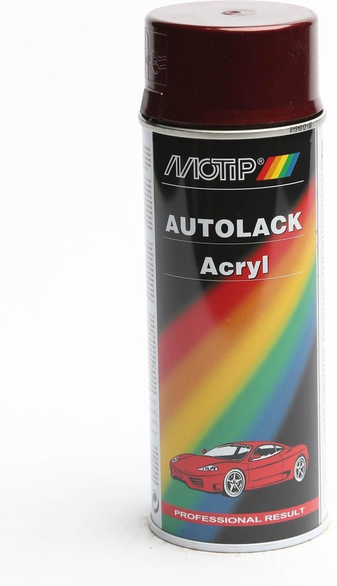 Motip 51480 - Autolak spuitbus - Rood  - 400ml