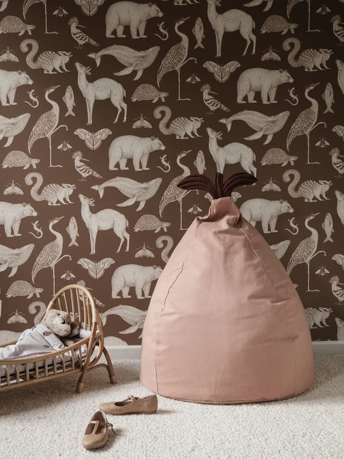 Ferm Living Zitzak Peer - Dusty Rose