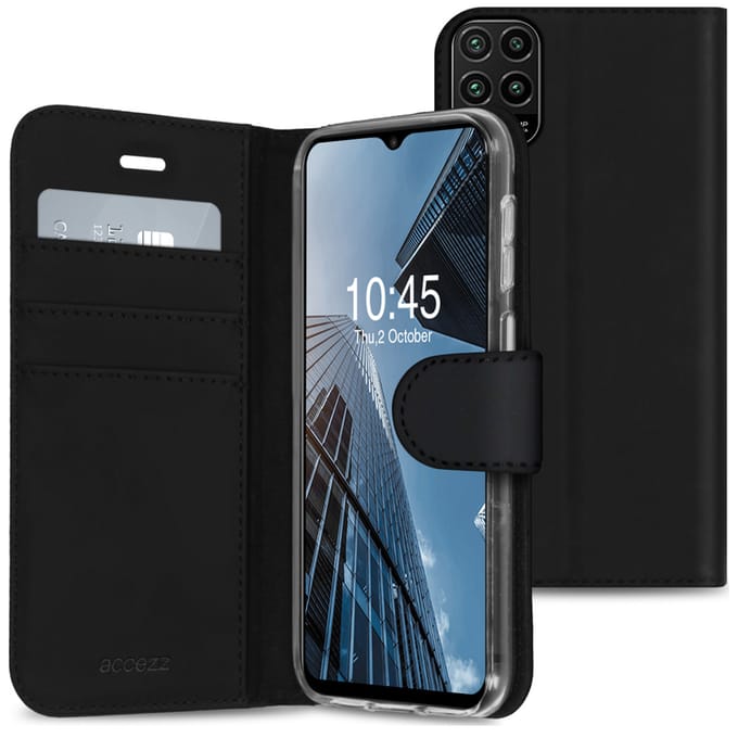 Accezz Hoesje - Geschikt voor Xiaomi Mi 10 Lite - Wallet Softcase Bookcase - Zwart