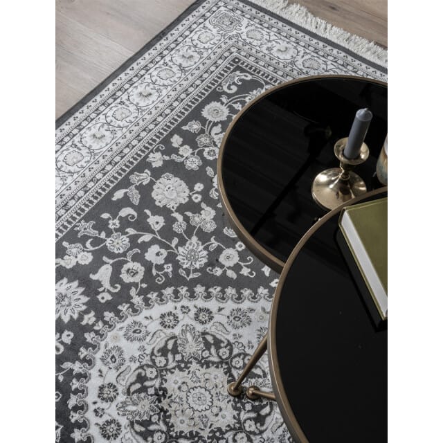 Veer Carpets Karpet para antraciet 185 x 275 cm