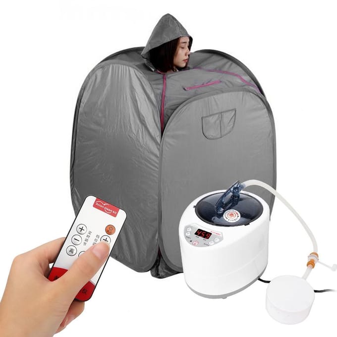 2.5L Fumigatiemachine Voetspa Stoomsauna Stomer Therapie met Afstandsbediening AU PLUG white