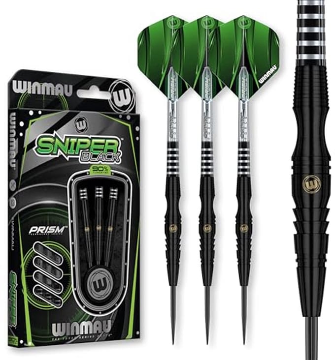 Dartpijlen Set - Pijltjes Werpen - Precisie Spel - 90% Tungsten - 24 gram - Zwart