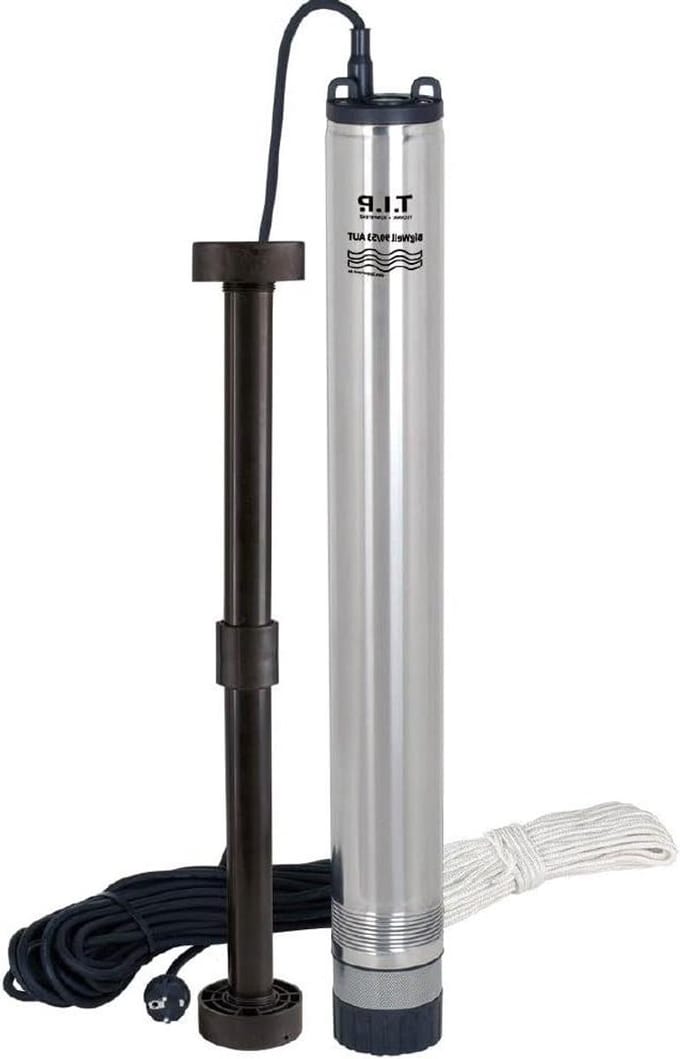 Dieptepomp – Bronpomp – Putpomp – Waterpomp – RVS Pomp – 900 Watt Krachtige Motor – Compacte Diameter 9,6 cm voor Smalle Putten
