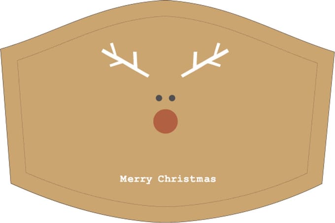 Mondkapje Kerst - Merry Christmas