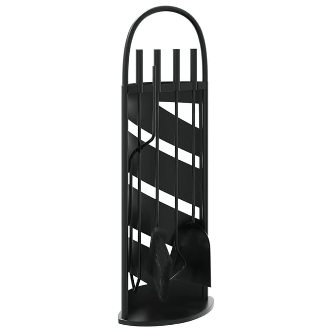 Vidaxl Ensemble d'Accessoires pour Cheminée 5 Pièces, 23x15x66 cm, Acier