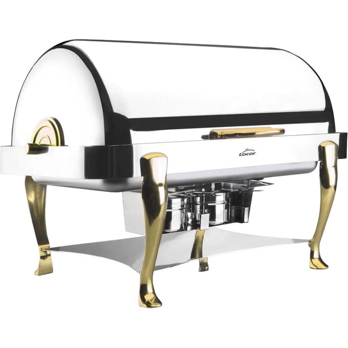 Bain-marie met messing voetjes Lacor Roll Top