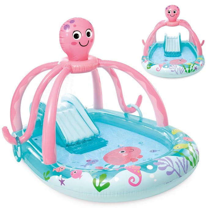 Intex Opblaasbaar speelzwembad - Vriendelijke Octopus (234x183x150cm)