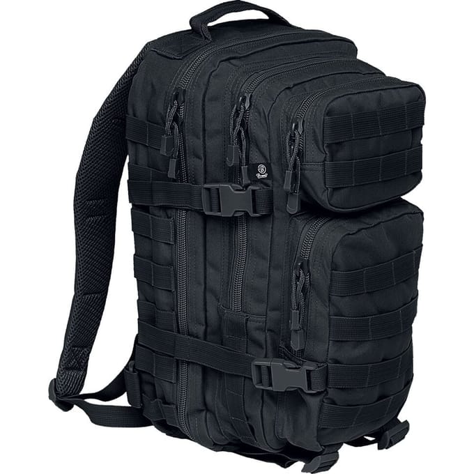 Brandit US Cooper Medium Zwart 25 Liter Rugzak