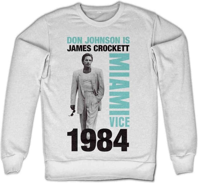 Miami Vice Sweater/trui -L- Don Johnson Is Crockett Wit