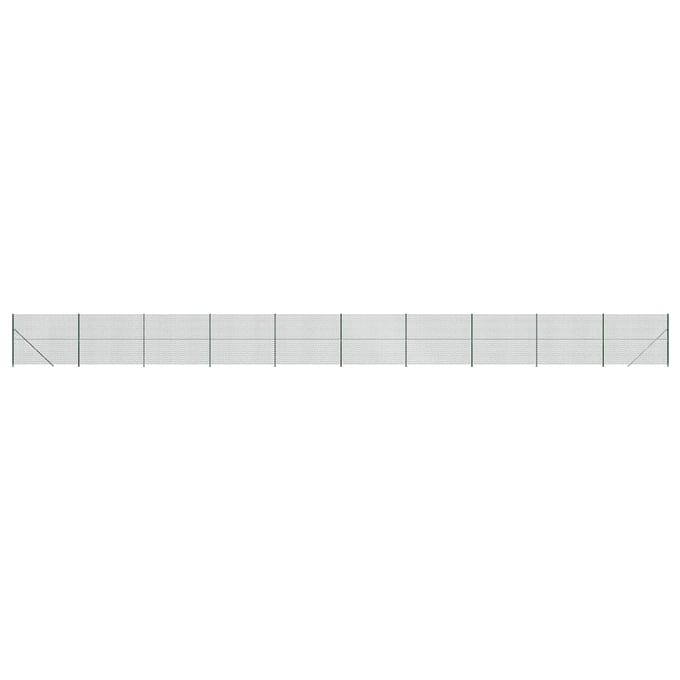 vidaXL - Gaashek - met - flens - 1,6x25 - m - groen