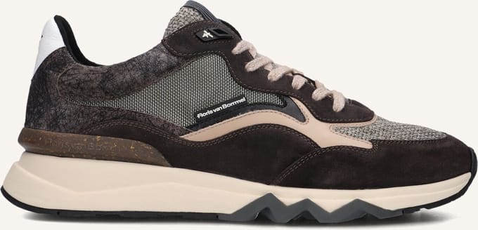 Floris Van Bommel Sfm-10178 De Zager Sneakers - Suède - Heren - Grijs - Maat 40⅔