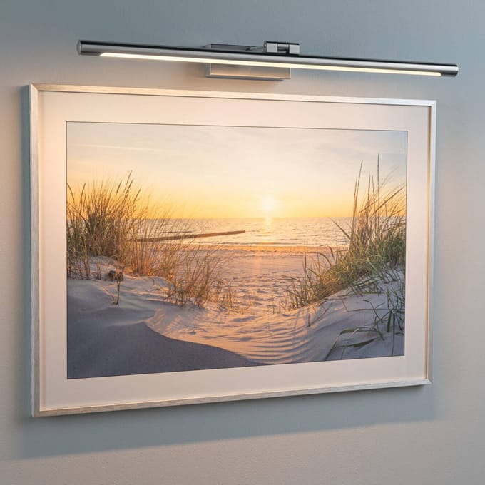 Paulmann Mingo LED schilderij verlichting 61,5 cm aluminium, berken.