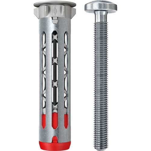 fischer hollewandplug DuoHM 6×55 S PH TX - universele hollewandplug met torx bolkopschroef - 25 stuks