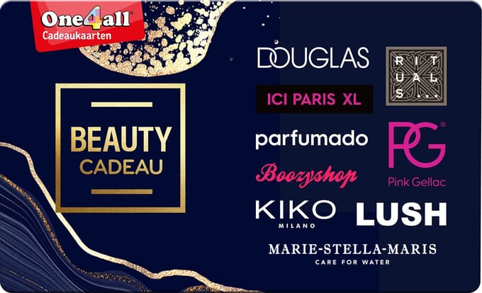 BeautyCadeau Dark - Cadeaubon - 75 euro + cadeau-envelop