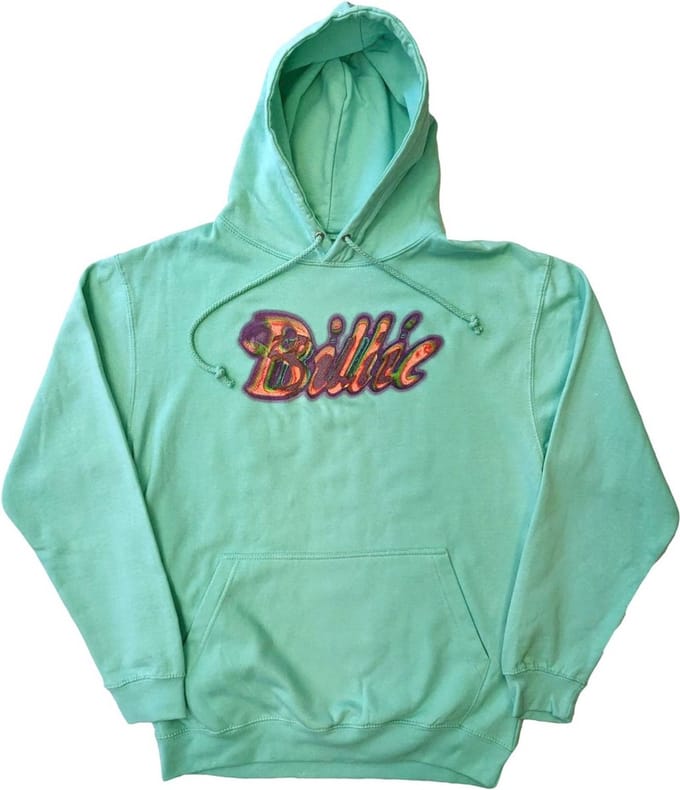 Billie Eilish - Silhouettes Hoodie/trui - M - Groen