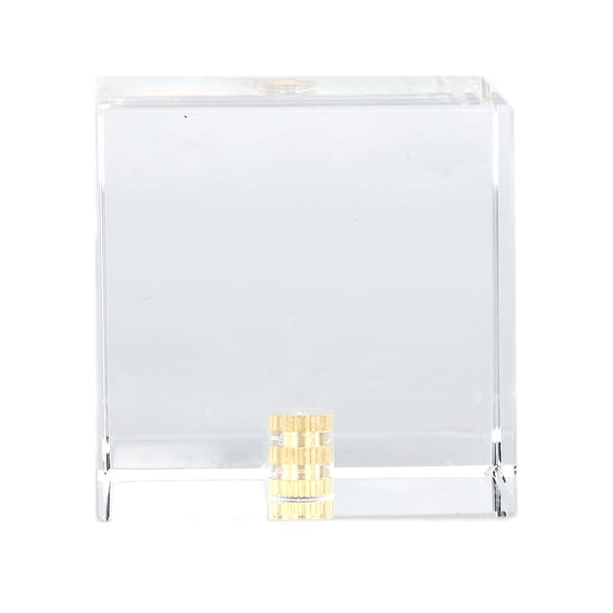 Cube de Verre 50mm Cube de Verre Prisme Magique Attrape-Soleil Prisme de Photographie pour Enfants Science Bureau