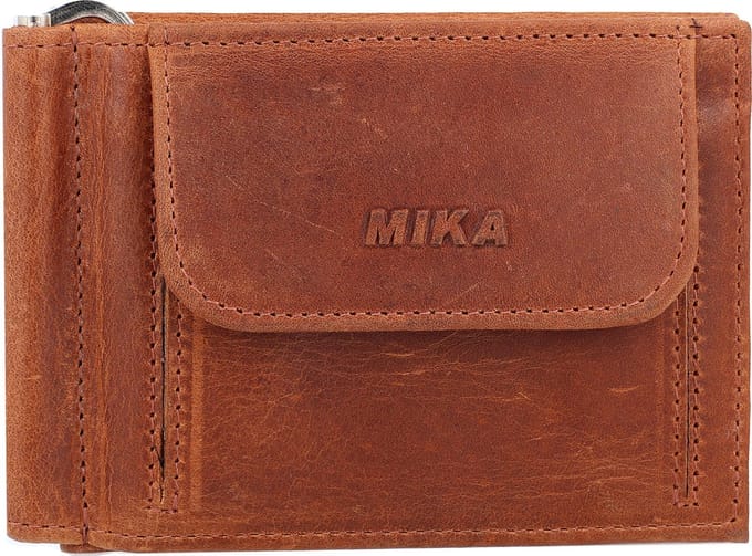 Mika portefeuille - RFID - leer - bruin - JU-42228