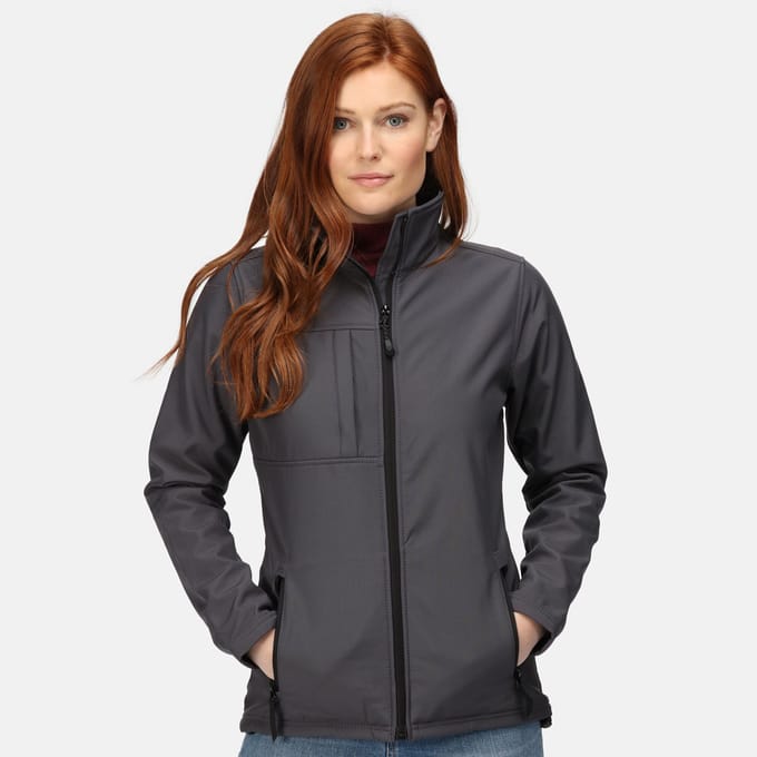 Regatta - Dames Professional Octagon II Waterdichte Softshell Jas (Grijs/Zwart)