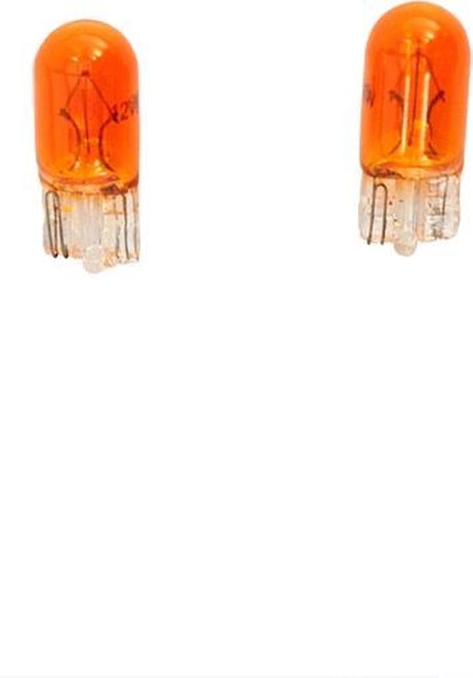 AutoStyle T-10 12V/5W Lampen 12V Amber (Coated), set à 2 stuks