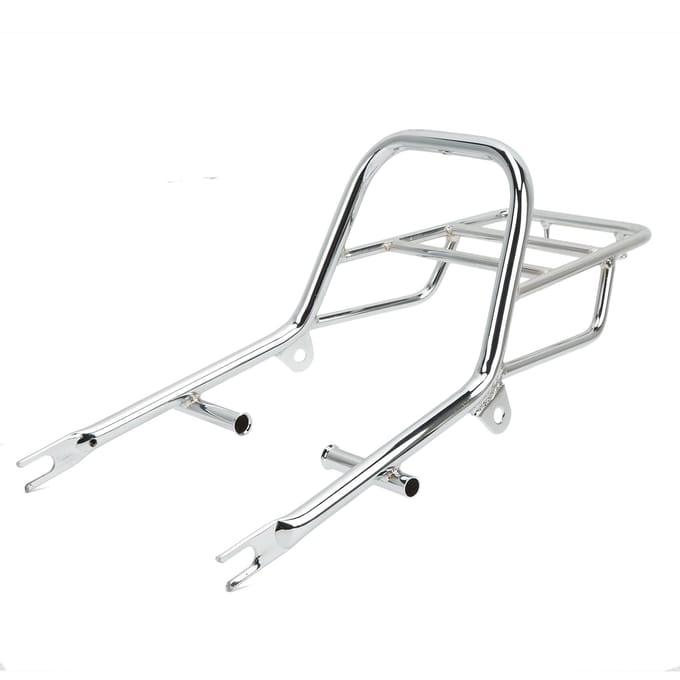 Motorfiets Achterbagagekofferhouder Staallegering Verchroomd Vervanging voor DAX ST70 CT70 ST90 white