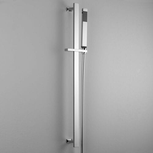 Kronenbach SUPRA wall bar set Q angular in heavy brass finish 38.455.012.7516