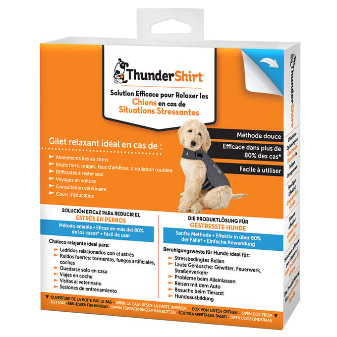 Thundershirt M - Nº1 Ontspannend vest voor gestreste honden - Direct rustgevend - Eenvoudig in gebruik - Zachte methode