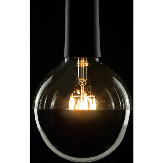 SEGULA LED bol E27 6,5W 927 kopspiegel zilver