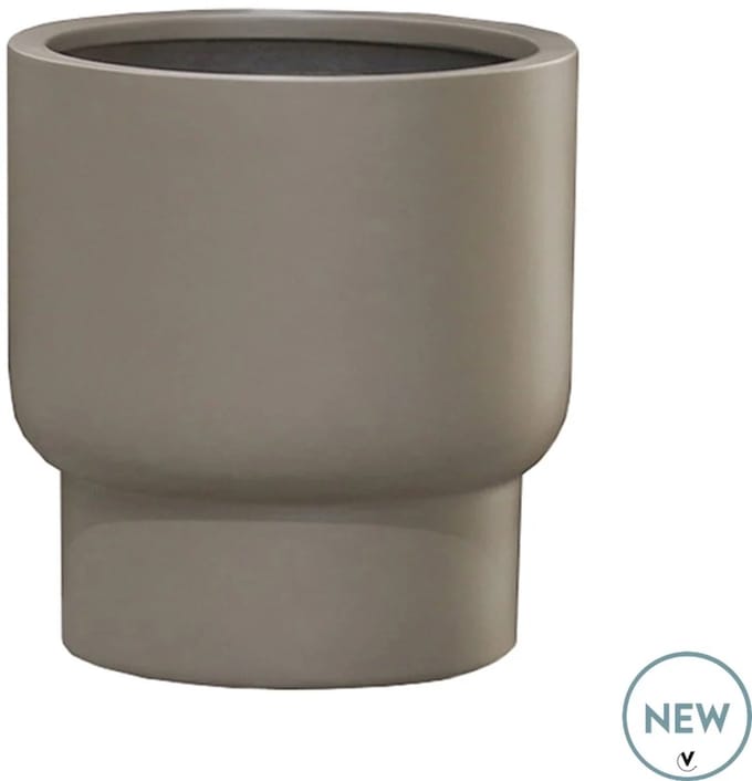 Plantenbak Roskilde Large | Taupe | Bloempot | Ø54 x H60 cm
