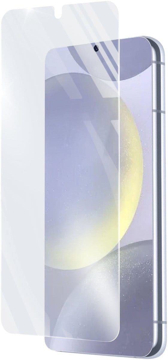 Cellularline Screenprotector 9H Gehard Glas - Geschikt voor Samsung Galaxy S25 - Edge-to-Edge - Transparant