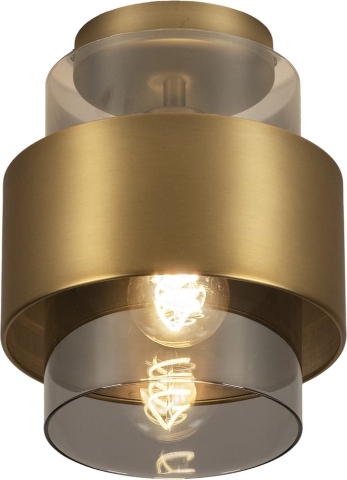 Lumidora Plafondlamp 74790 - Plafonniere - MILOS - E27 - Goud - Brons - Metaal - ⌀ 20 cm