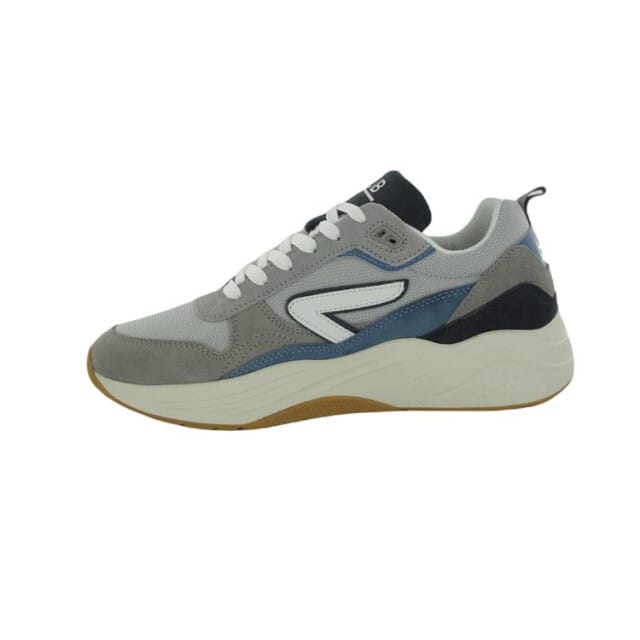HUB Glide Sneakers - Leren Sneaker - Heren - Blauw - Maat 40