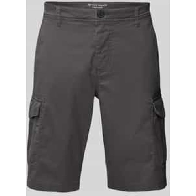 Regular fit cargoshorts van mix van katoen en elastaan