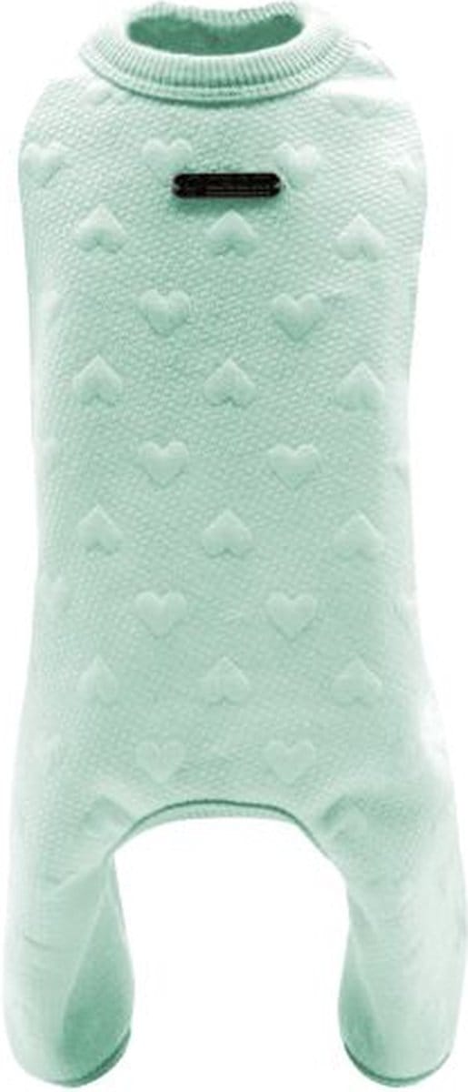 Hondentrui Onesie Croci - Lichtblauw - Warm, Met Mouwtjes, Ruglengte 20 cm