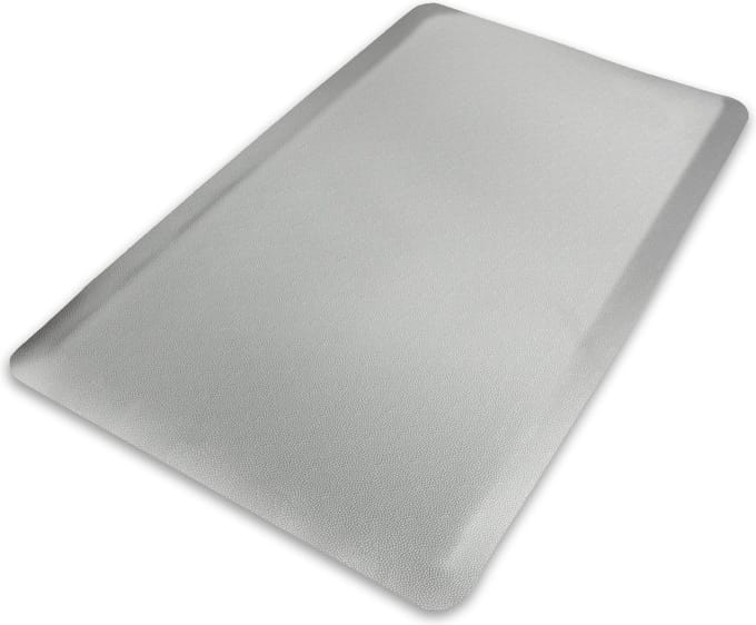FLOORDIREKT Anti-vermoeidheidsmat - Soft-Tritt - Werkplaatsmat - Grijs - 90 x 450 cm