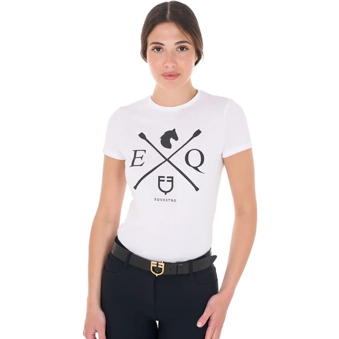 Katoenen dames-T-shirt Equestro