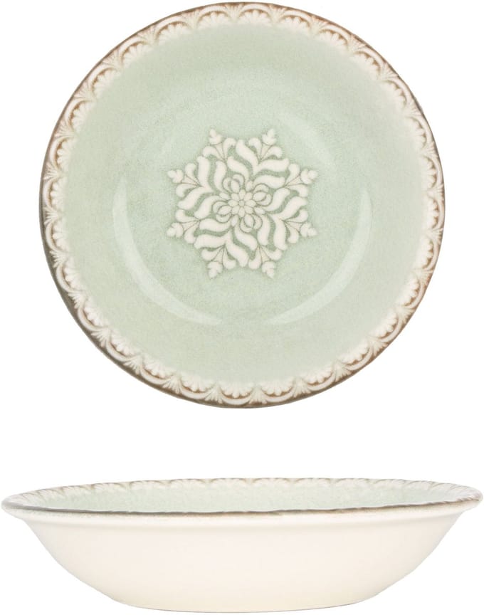 By Bone Serveerschaal - Rome - Porselein - 13 cm (150cc) - set van 2