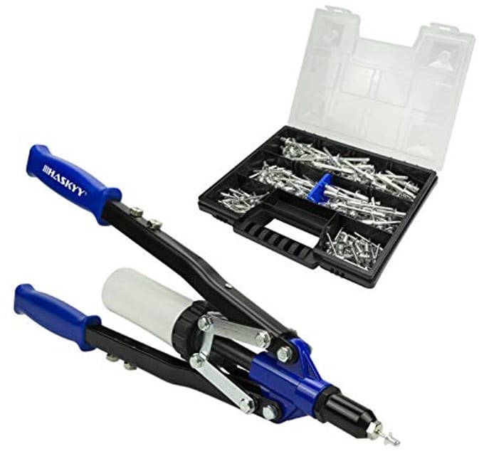 Hefboomklinknageltang Set met Aluminium Klinknagels 3,2-6,4 mm