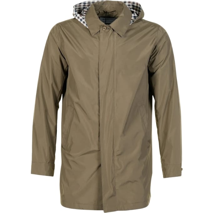 Aquascutum Active Opvouwbare Trenchcoat In Legergroen