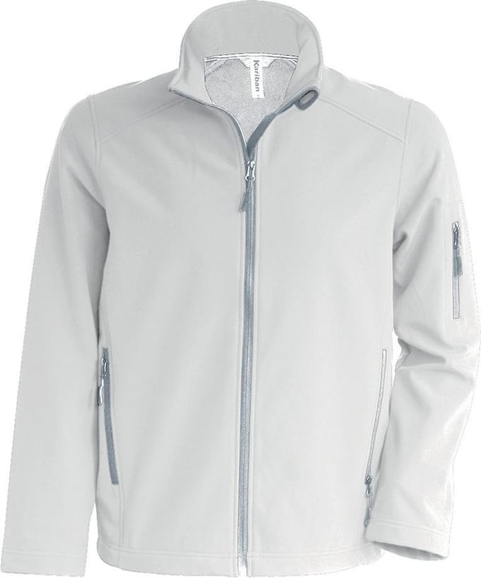 Kariban Heren Soft Shell-jasje (Wit)