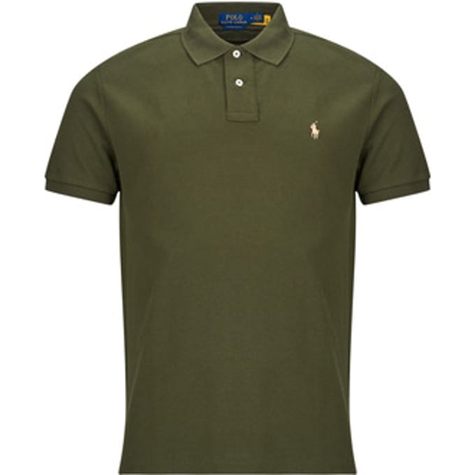Polo Shirt Korte Mouw Polo Ralph Lauren POLO AJUSTE DROIT EN COTON BASIC MESH