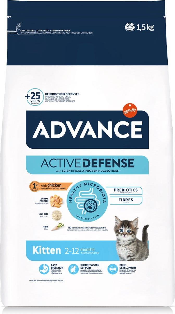 Advance - Kitten - Chicken/Rice - Kattenvoer - 1,5 kg