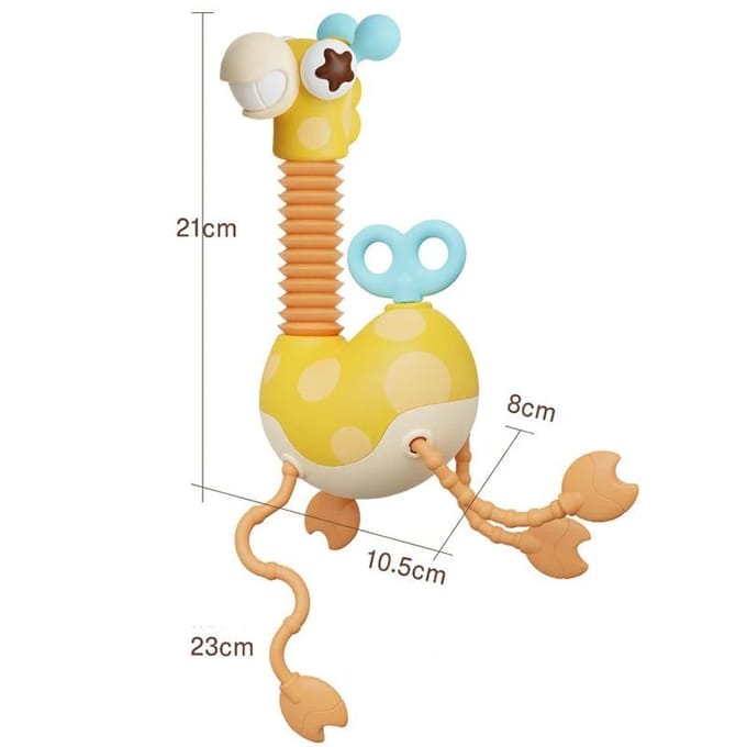 Girafe Cordon bébé Lala exercice bébé doigt motricité fine jouets 0-1 ans beige