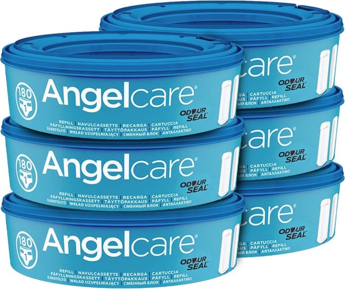 Angelcare luieremmer navullingen - 6 cassettes + FREE GIFT