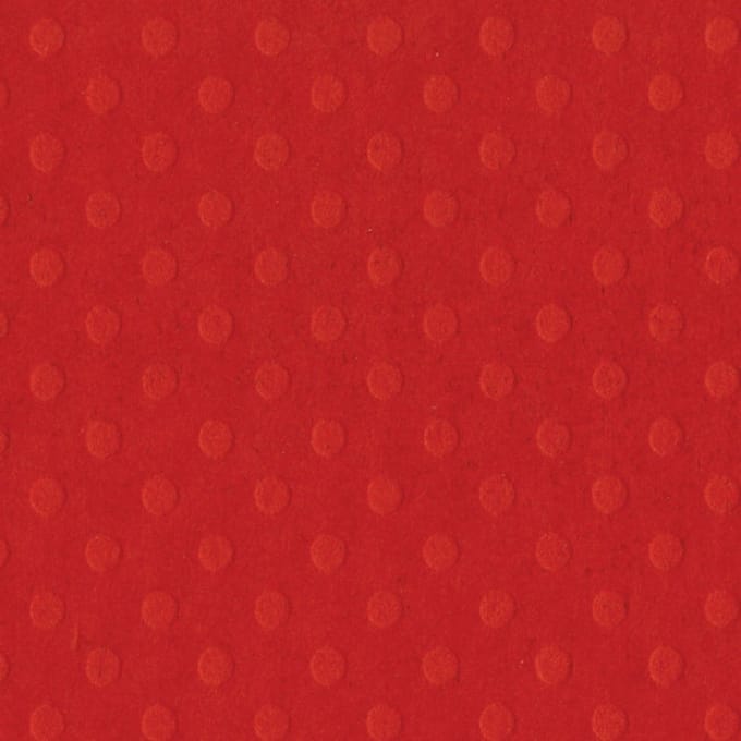 Bazzill Textuurpapier - Dot Swiss - 30.5x30.5cm - Fireball - 25 vellen