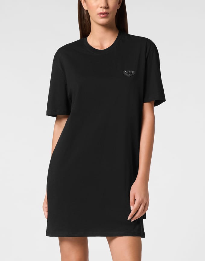 T-Shirt Jurk Kort Iconic Plein