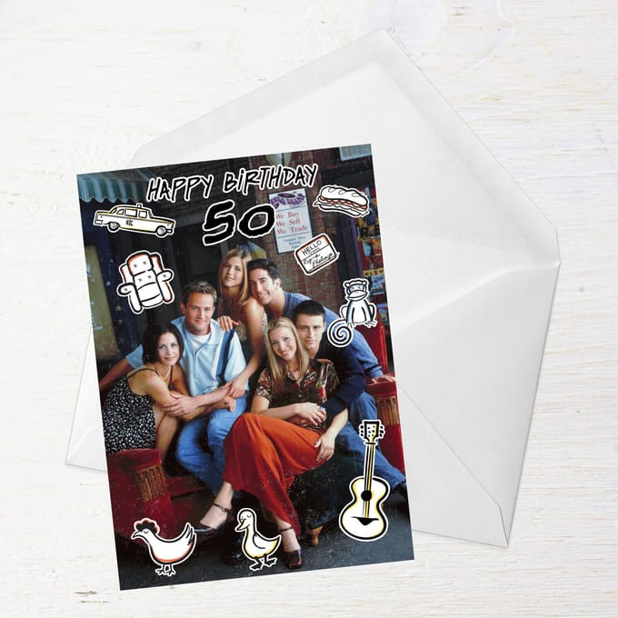 Friends Birthday 50th Greetings Card - Standard Card
