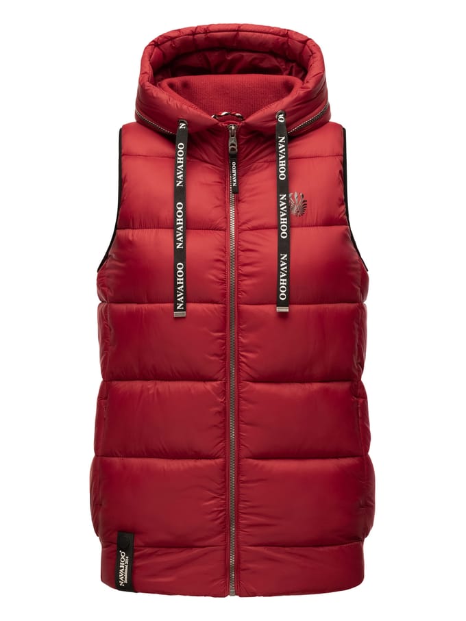 Navahoo Dames Gewatteerde Bodywarmer Kassidy – Licht & Modern met Capuchon