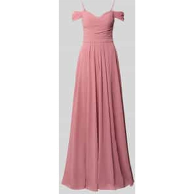 Maxi-jurk in off-shoulder-look met loopsplit