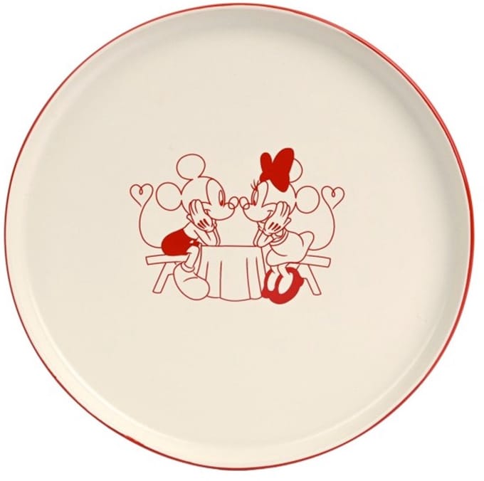 Mickey And Minnie Mouse Valentine Plate
